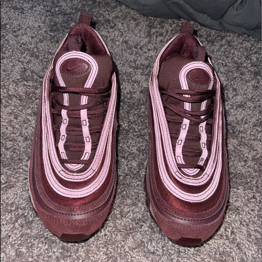 Burgundy Nike Air Max 97’s
